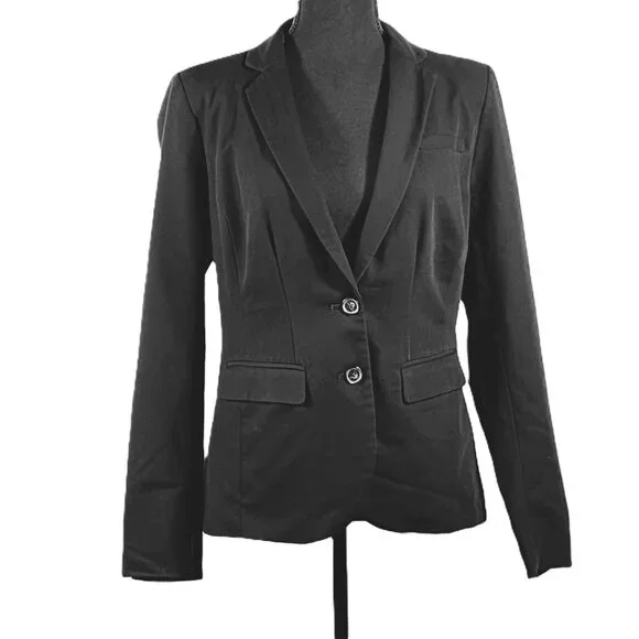 Apt 9 Women's Black Tie, Double Button, Single Breast, Blazer Jacket Size 4 - Picture 1 of 9